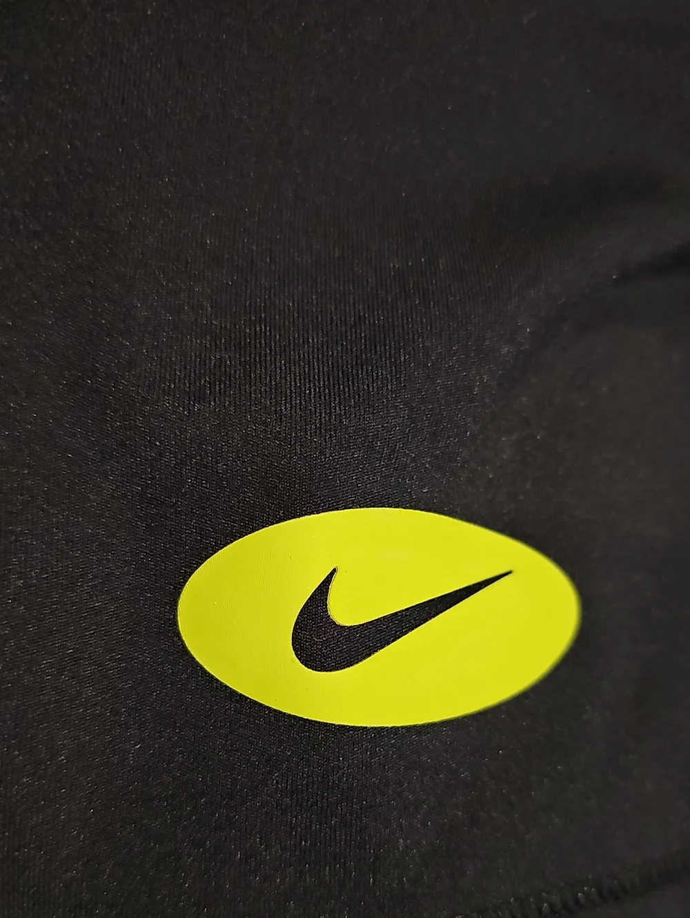 Nike Running Skirt Shorts Skort Standard Fit Mid Rise Women's Large Black Volt